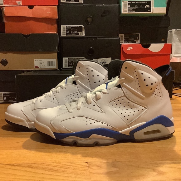 Nike Air Jordan 6 Retro Sport Blue (2014) Mens Size 10 - Picture 7 of 15
